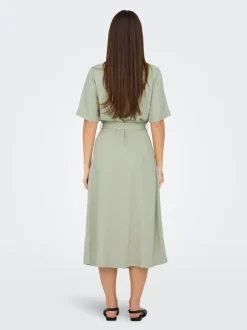ONLCARO Lino Vestito midi