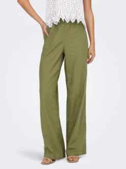 ONLCARO Loose Fit Lino Pantaloni