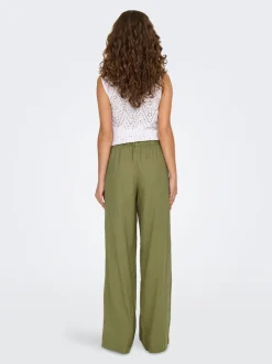 ONLCARO Loose Fit Lino Pantaloni