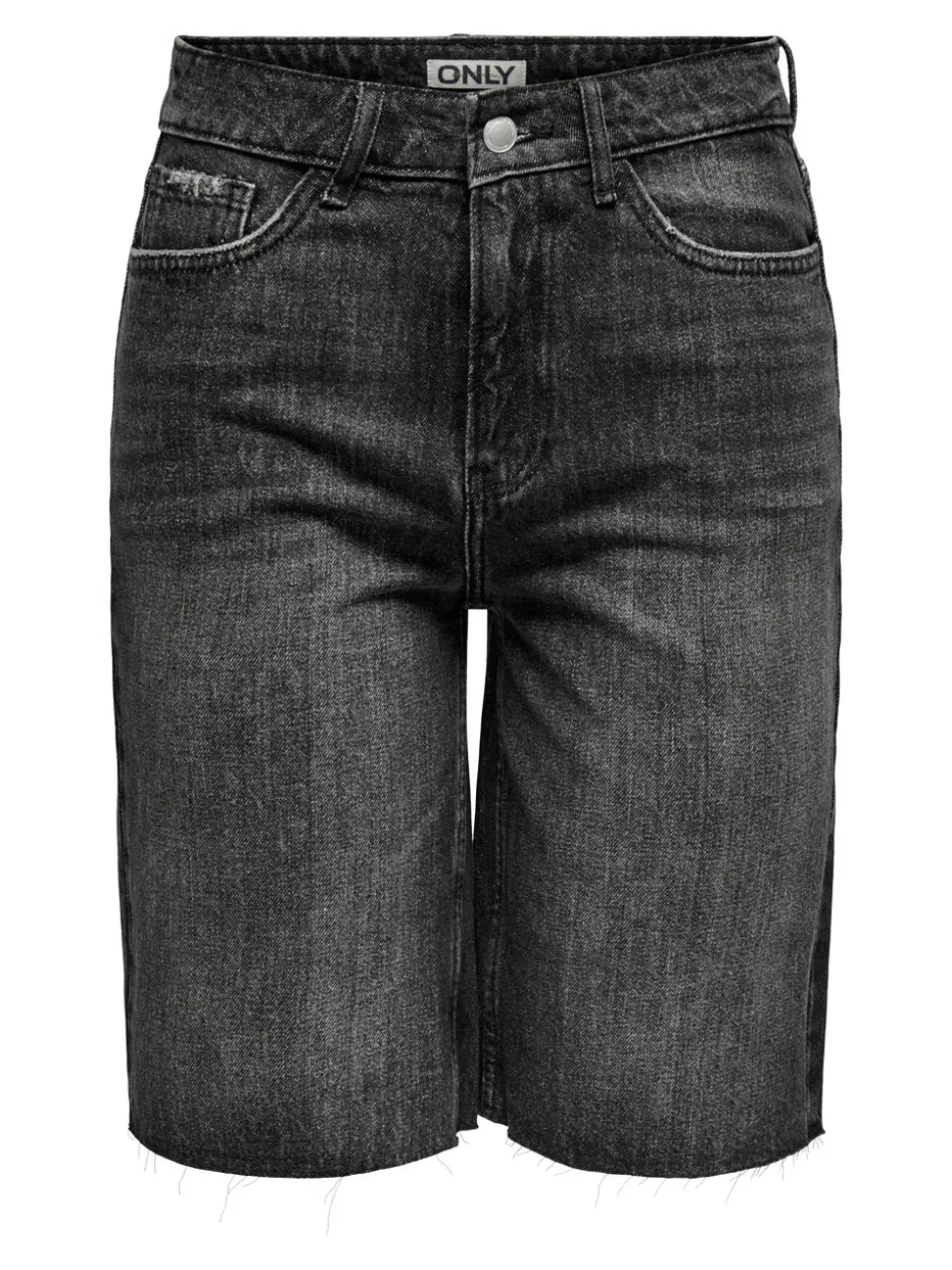 ONLCARO Vita media Loose Fit Bermuda in jeans
