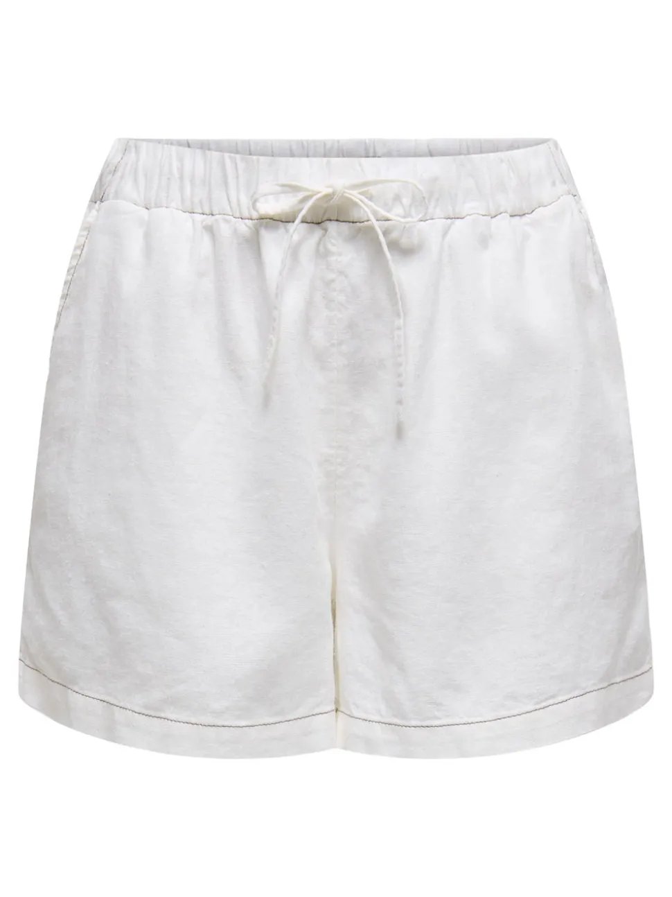ONLCARO Vita media Regular Fit Lino Bermuda