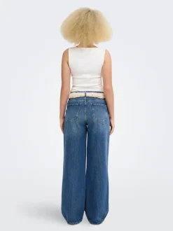 ONLCARRIE Vita media Wide Leg Fit Jeans