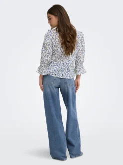 ONLCHARLOT Vita media Wide Leg Fit Jeans