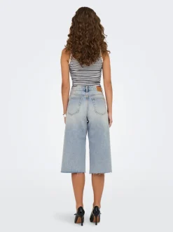 ONLCOBAIN Vita media Loose Fit Bermuda in jeans