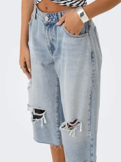ONLCOBAIN Vita media Loose Fit Bermuda in jeans