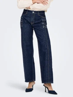 ONLCOBAIN Vita media Wide Leg Fit Jeans
