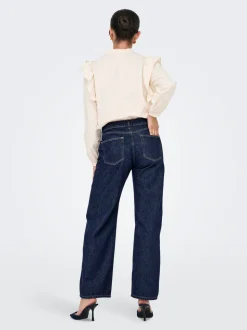 ONLCOBAIN Vita media Wide Leg Fit Jeans