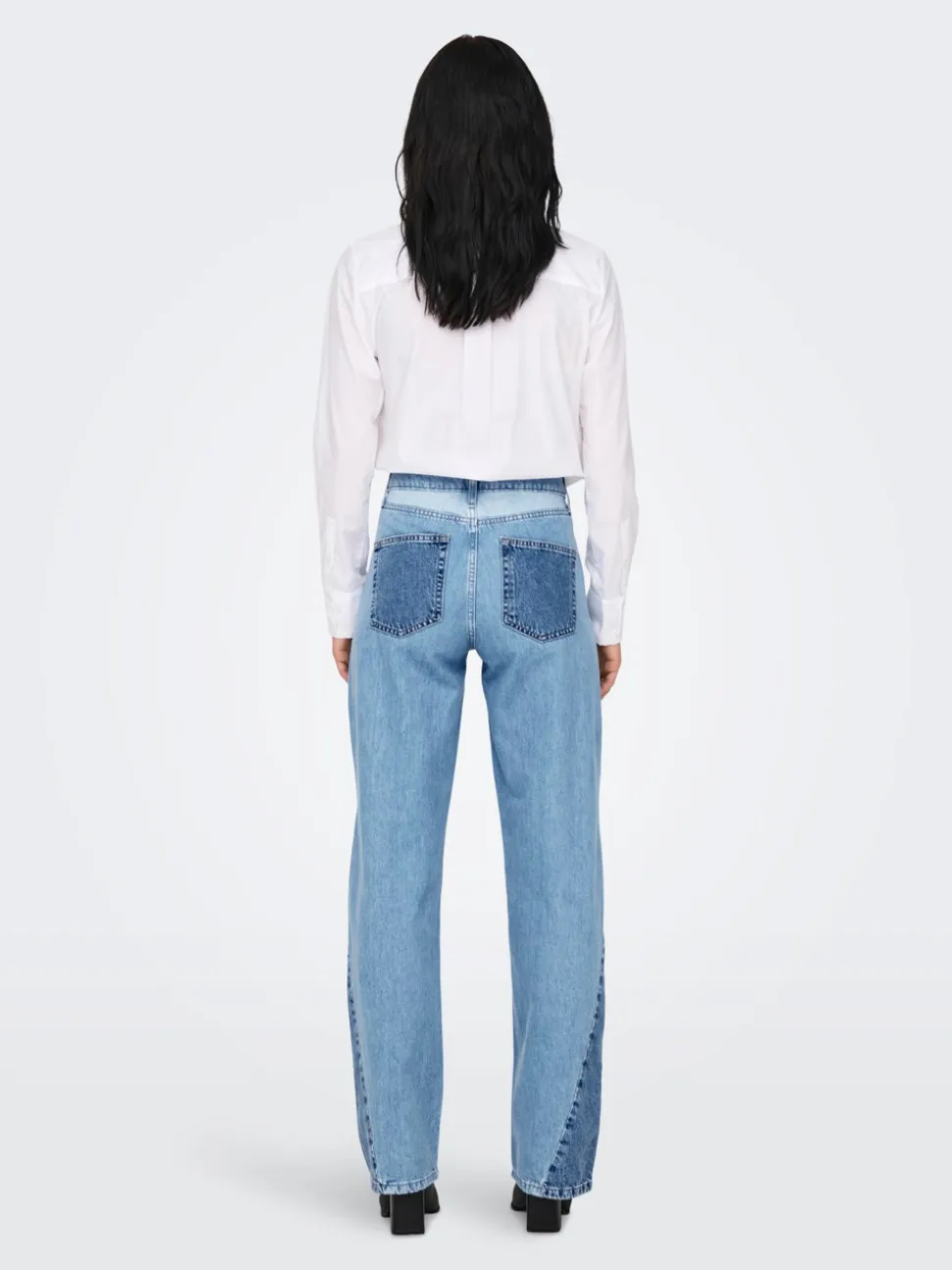 ONLCOBAIN Vita media Wide Leg Fit Jeans