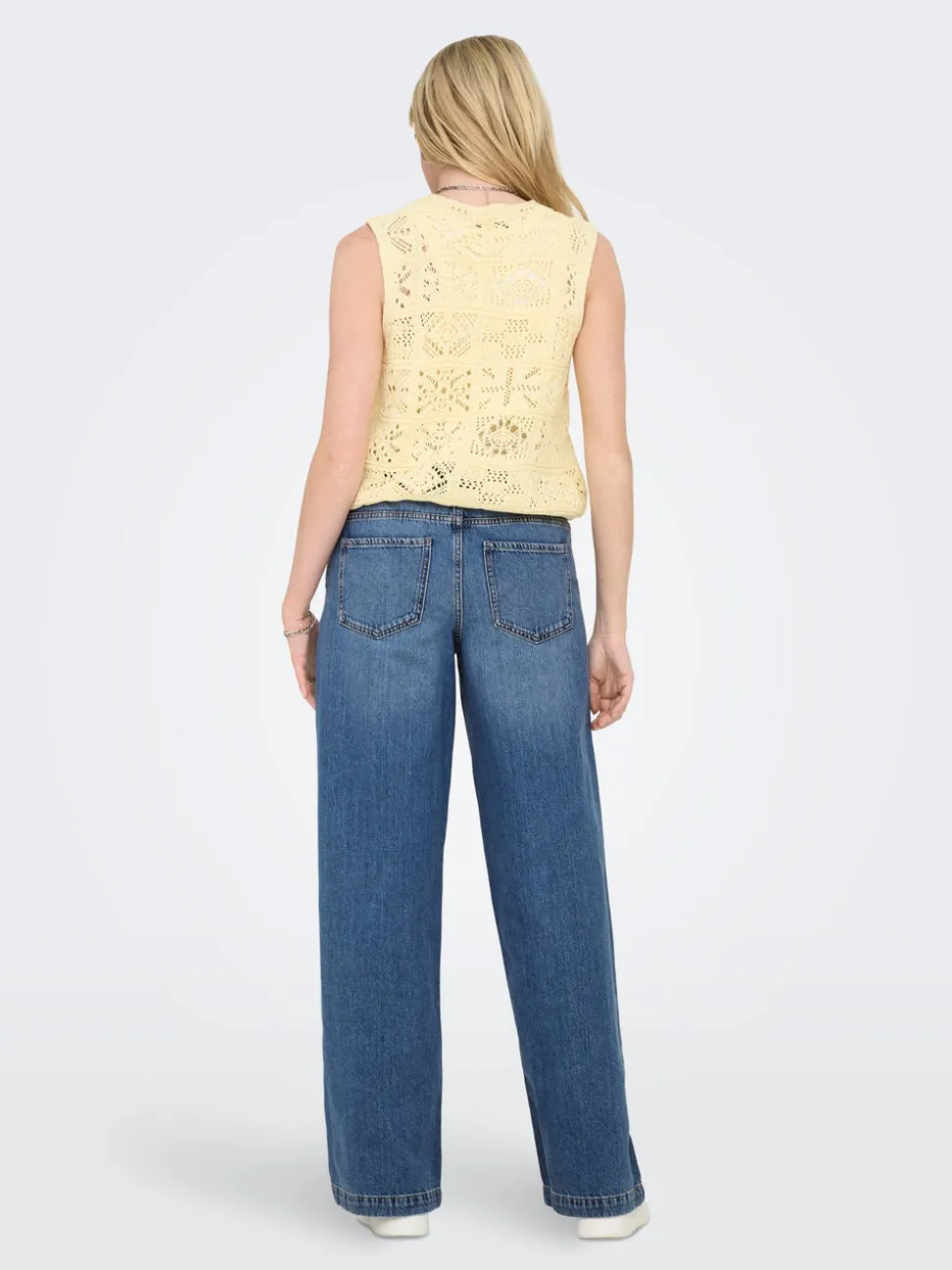 ONLCOMET Vita media Wide Leg Fit Jeans