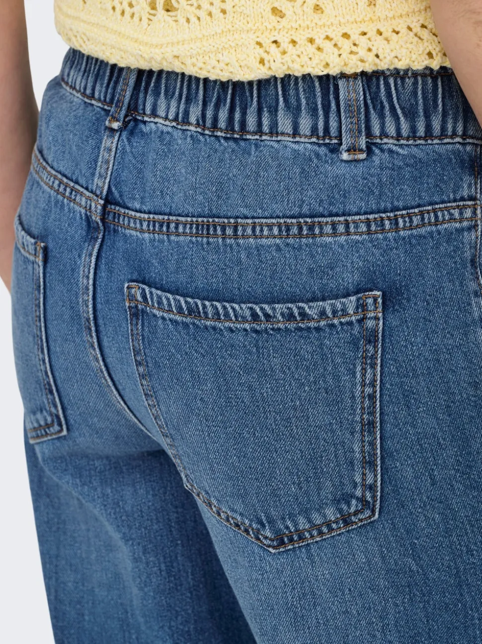 ONLCOMET Vita media Wide Leg Fit Jeans