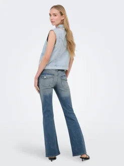 ONLCORAL Vita bassa Flared Fit Jeans