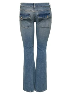 ONLCORAL Vita bassa Flared Fit Jeans