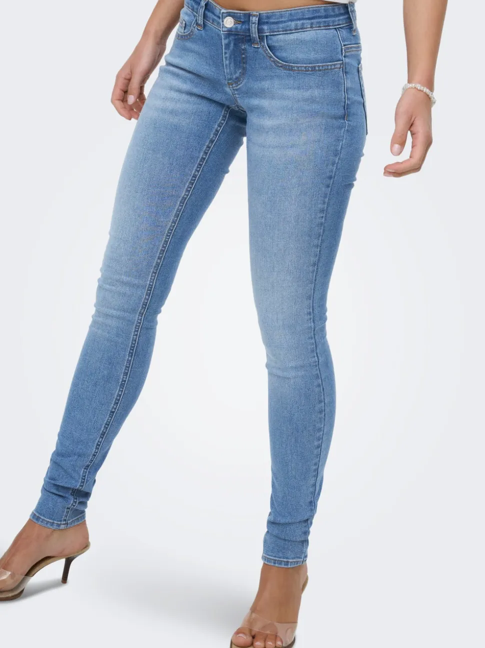 ONLCORAL Vita bassa Skinny Fit Jeans