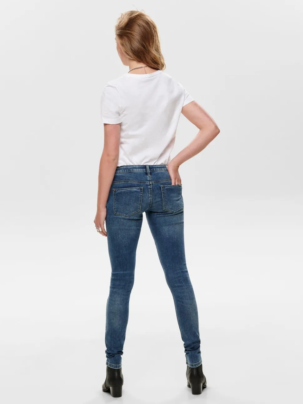 ONLCORAL Vita molto bassa Skinny Fit Jeans