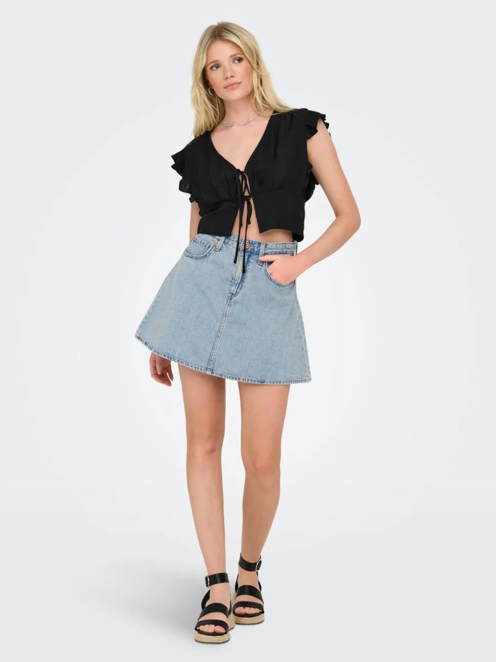 ONLEDEN Denim Gonna in jeans Gonna pantaloncino