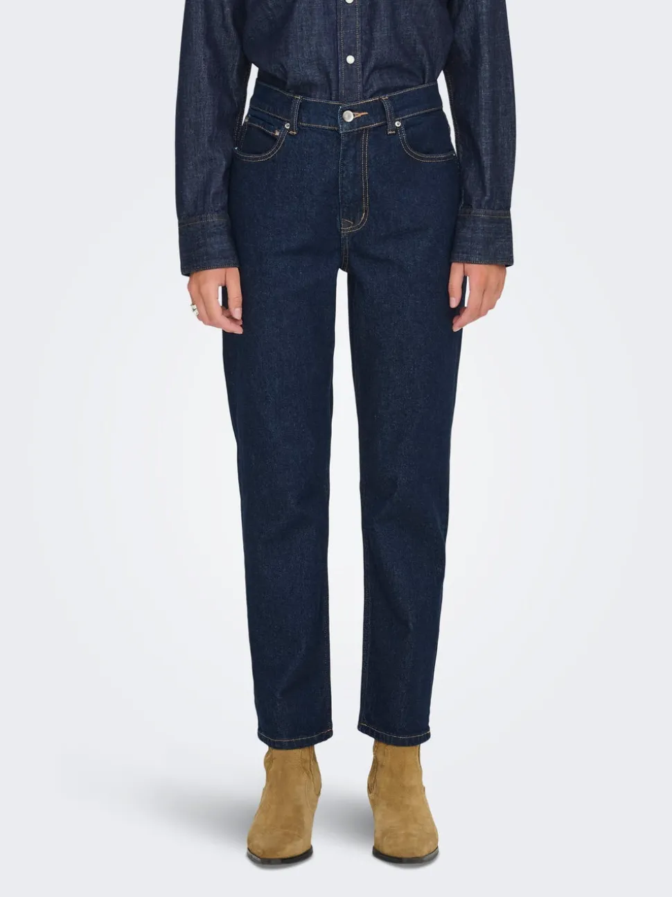 ONLELISA Vita media Straight Fit Lunghezza alla caviglia Jeans