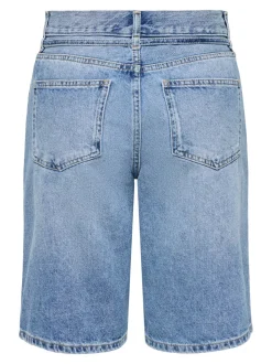 ONLELLA Vita media Regular Fit Bermuda in jeans