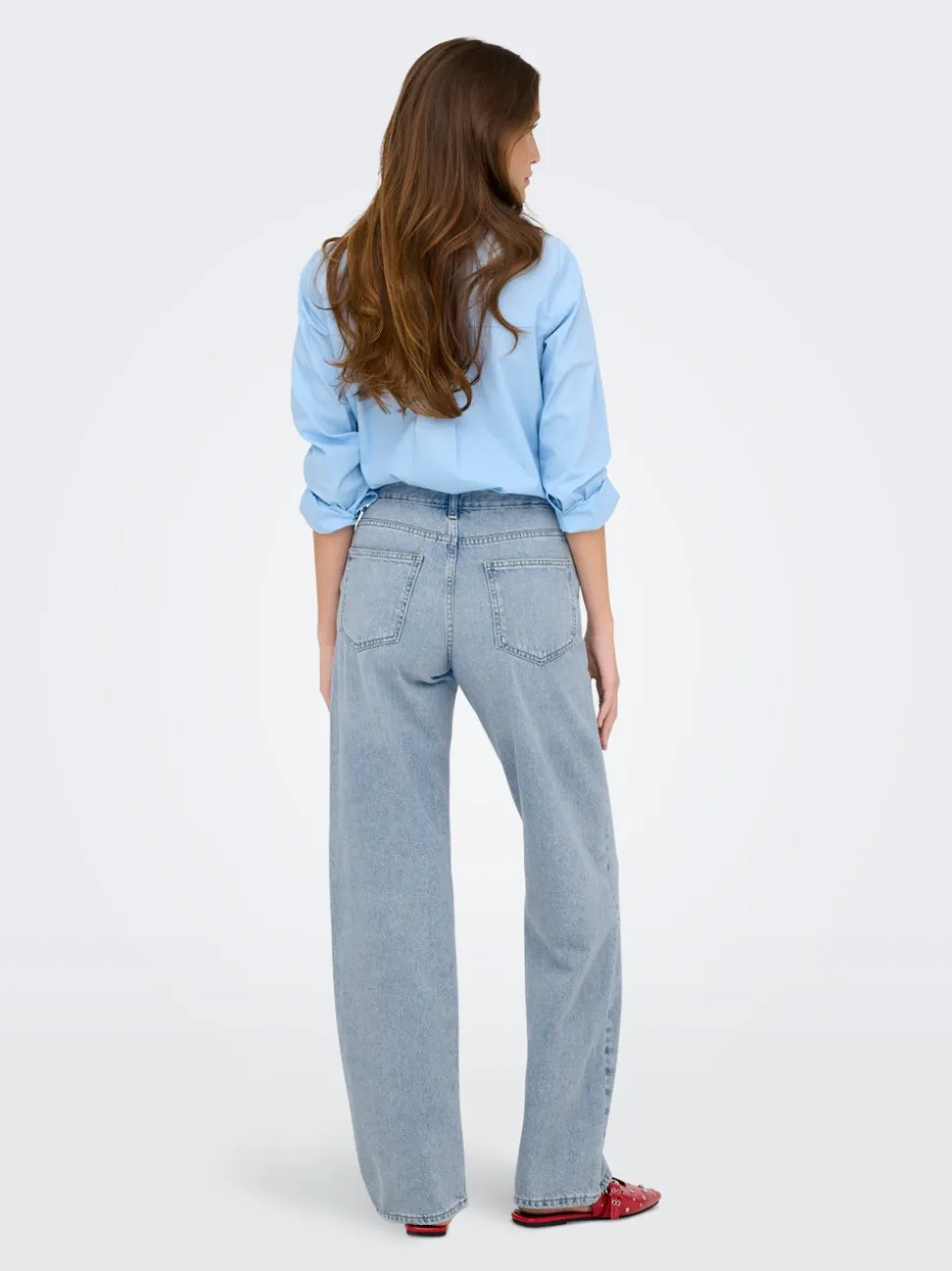 ONLELLA Vita media Straight Fit Jeans