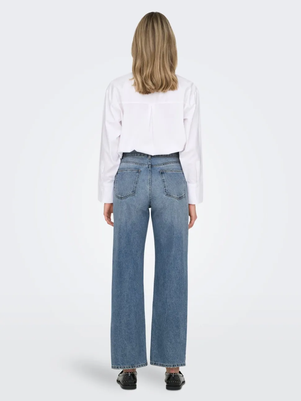 ONLELLA Vita media Straight Fit Jeans