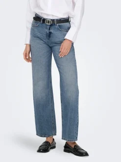 ONLELLA Vita media Straight Fit Jeans