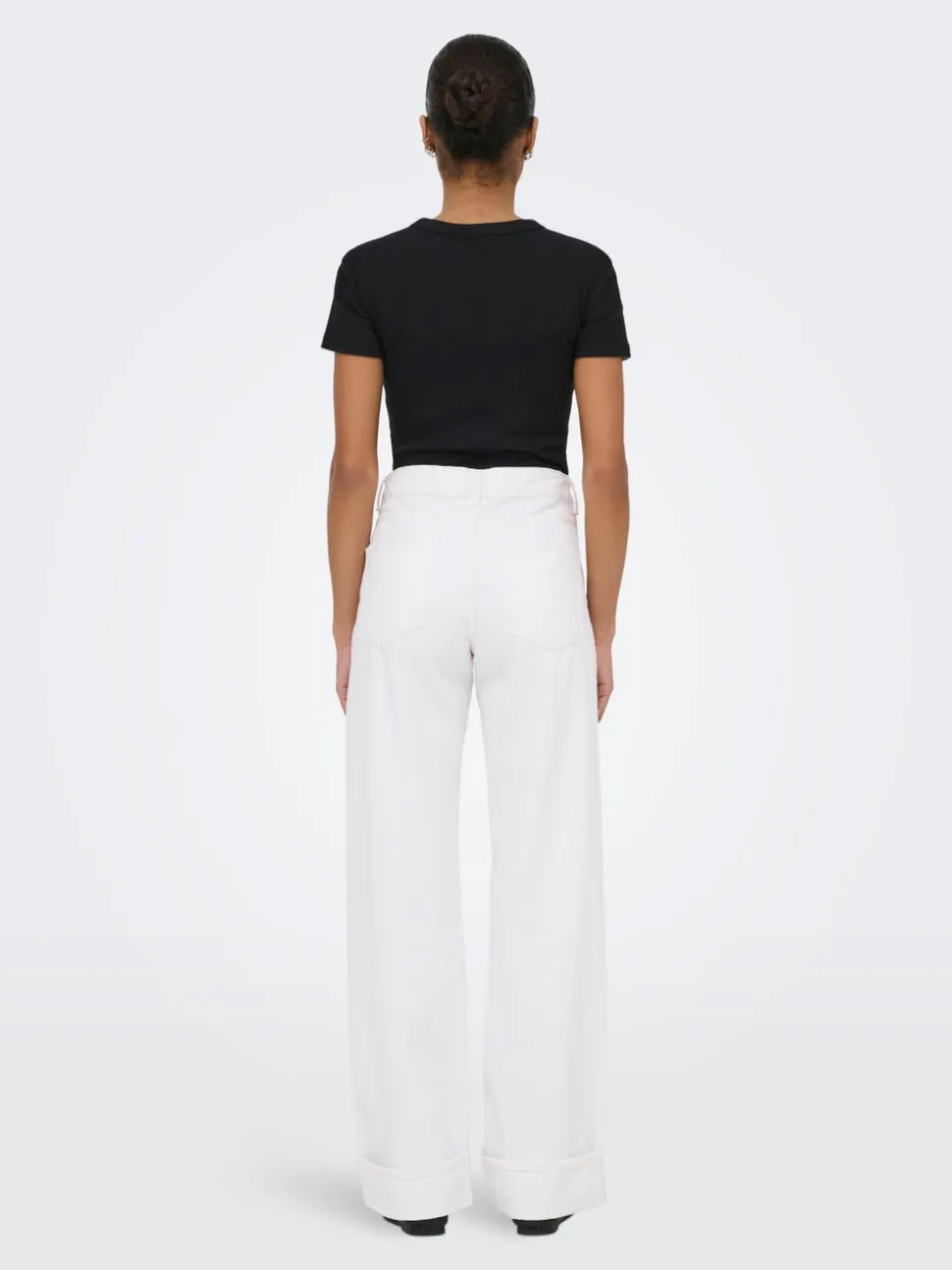 ONLELLA Vita media Wide Leg Fit Jeans