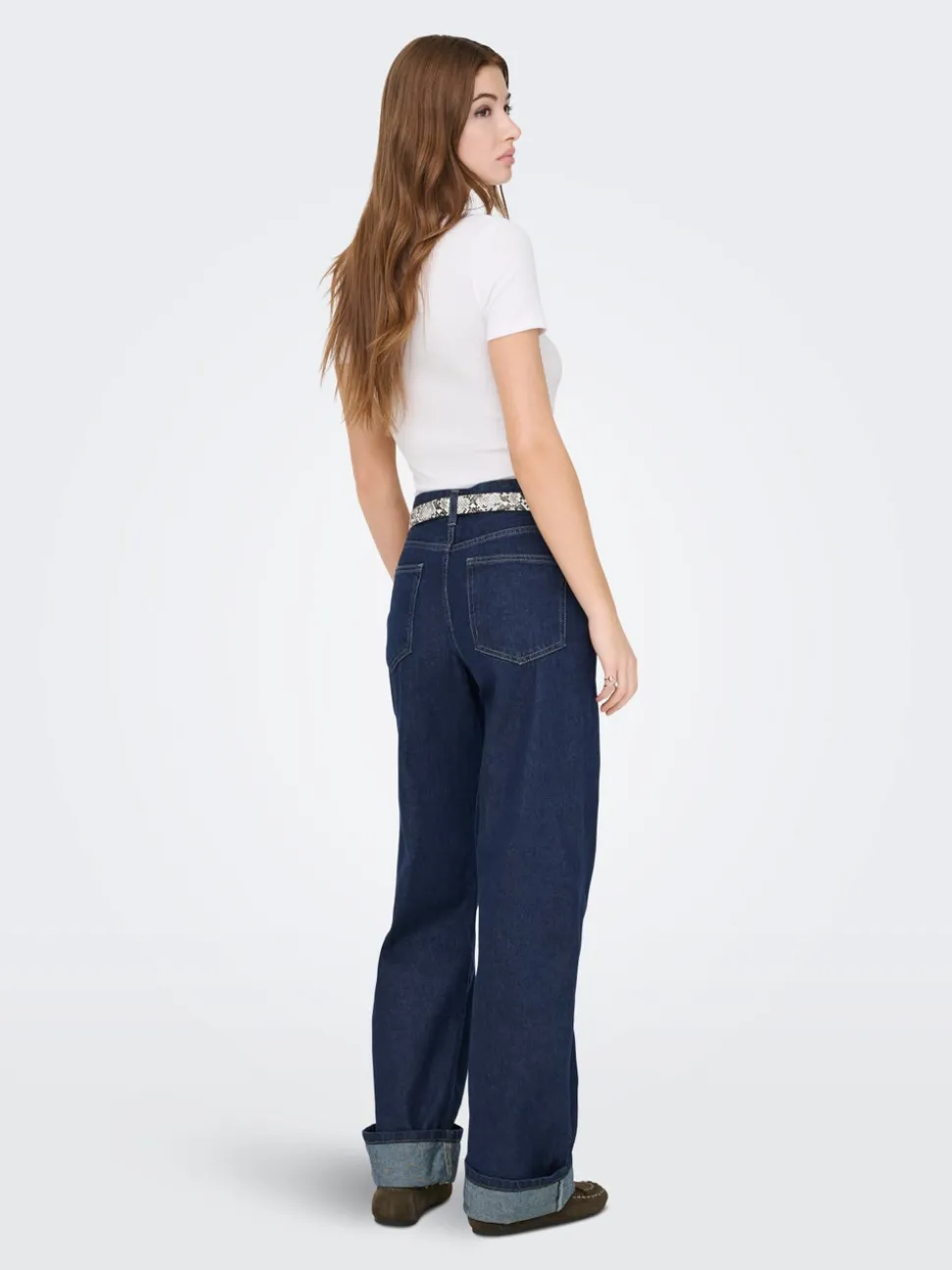 ONLELLA Vita media Wide Leg Fit Jeans