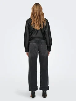 ONLELLA Vita media Wide Leg Fit Jeans