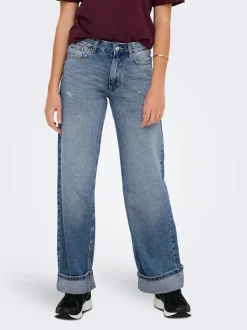 ONLELLA Vita media Wide Leg Fit Jeans