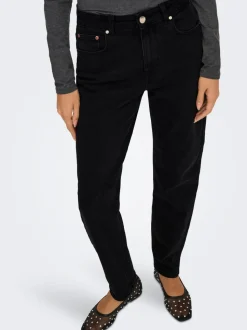 ONLEMEL Vita alta Straight Fit Lunghezza alla caviglia Jeans