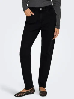 ONLEMEL Vita alta Straight Fit Lunghezza alla caviglia Jeans