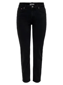 ONLEMEL Vita alta Straight Fit Lunghezza alla caviglia Jeans