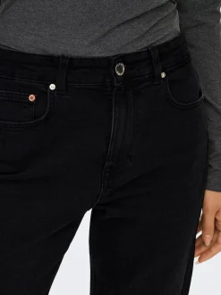ONLEMEL Vita alta Straight Fit Lunghezza alla caviglia Jeans
