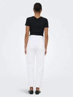 ONLEMEL Vita alta Straight Fit Lunghezza alla caviglia Jeans