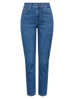 ONLEMEL Vita alta Straight Fit Lunghezza alla caviglia Jeans