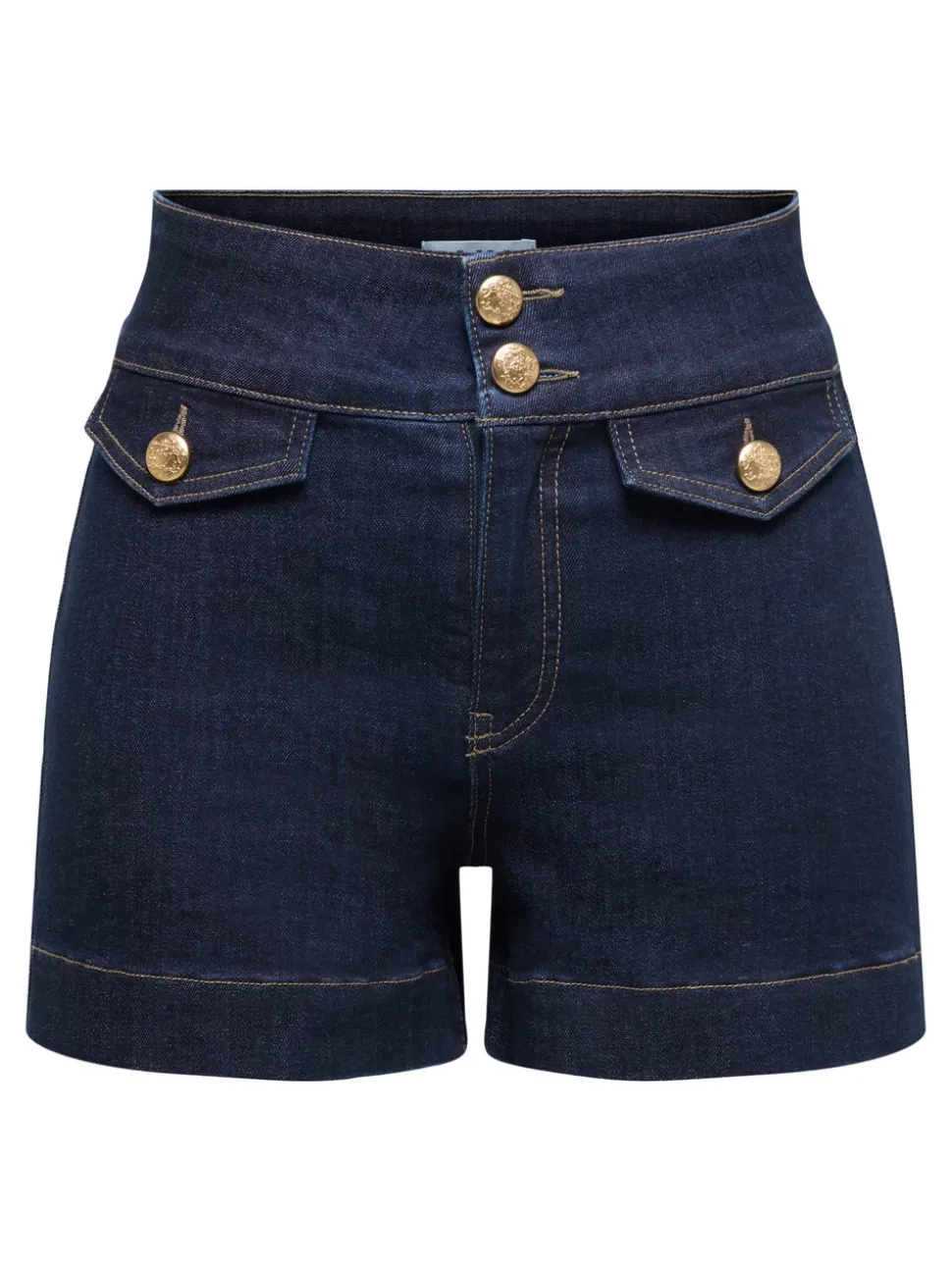 ONLEMILIA Vita alta Regular Fit Bermuda in jeans