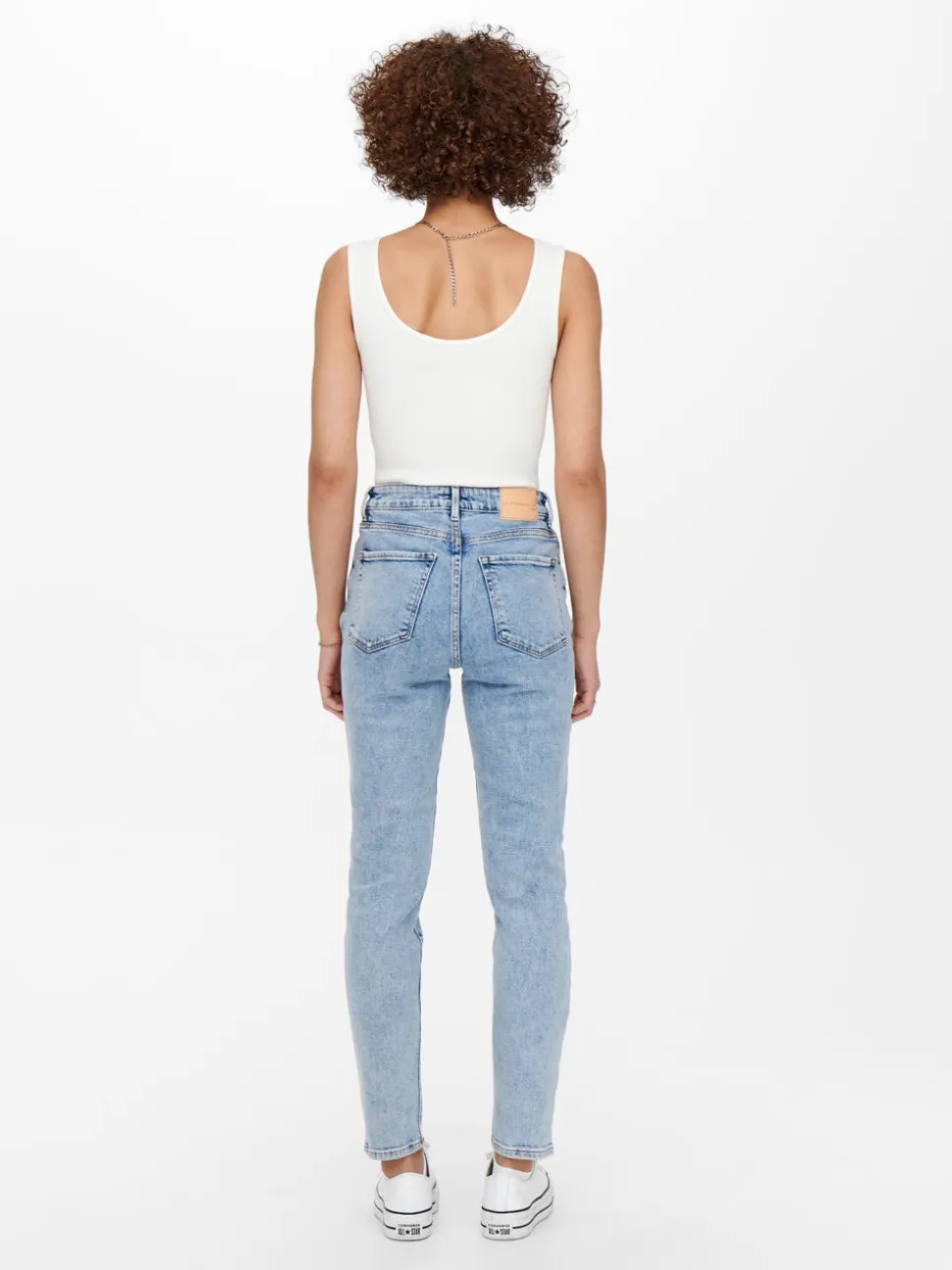 ONLEMILY Ankle Vita alta Straight Fit Jeans
