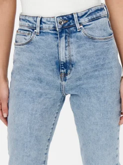 ONLEMILY Ankle Vita alta Straight Fit Jeans