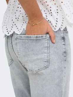 ONLEMILY Ankle Vita alta Straight Fit Jeans