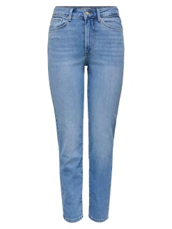 ONLEMILY Ankle Vita alta Straight Fit Jeans