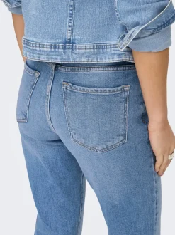 ONLEMILY Ankle Vita alta Straight Fit Jeans