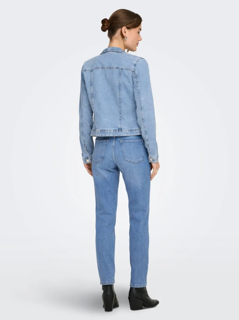 ONLEMILY Ankle Vita alta Straight Fit Jeans