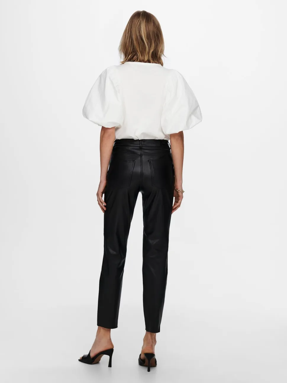 ONLEMILY Regular Fit Pantaloni in finta pelle