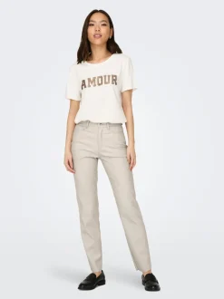 ONLEMILY Regular Fit Pantaloni in finta pelle