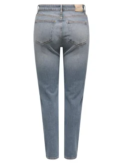 ONLEMILY Vita alta Straight Fit Lunghezza alla caviglia Jeans