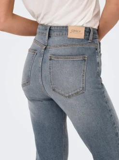 ONLEMILY Vita alta Straight Fit Lunghezza alla caviglia Jeans