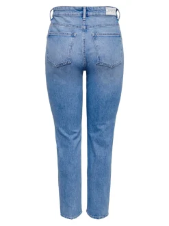 ONLEMILY Vita alta Straight Fit Lunghezza alla caviglia Jeans