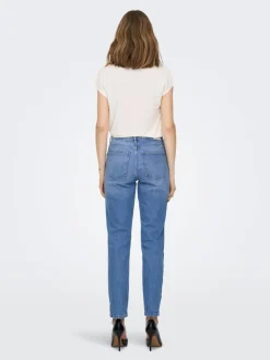 ONLEMILY Vita alta Straight Fit Lunghezza alla caviglia Jeans