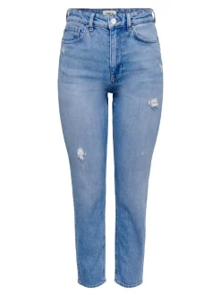 ONLEMILY Vita alta Straight Fit Lunghezza alla caviglia Jeans