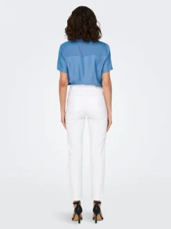 ONLEMILY Vita alta Straight Fit Lunghezza alla caviglia Jeans