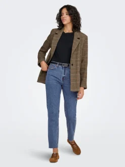 ONLEMILY Vita alta Straight Fit Cropped Jeans